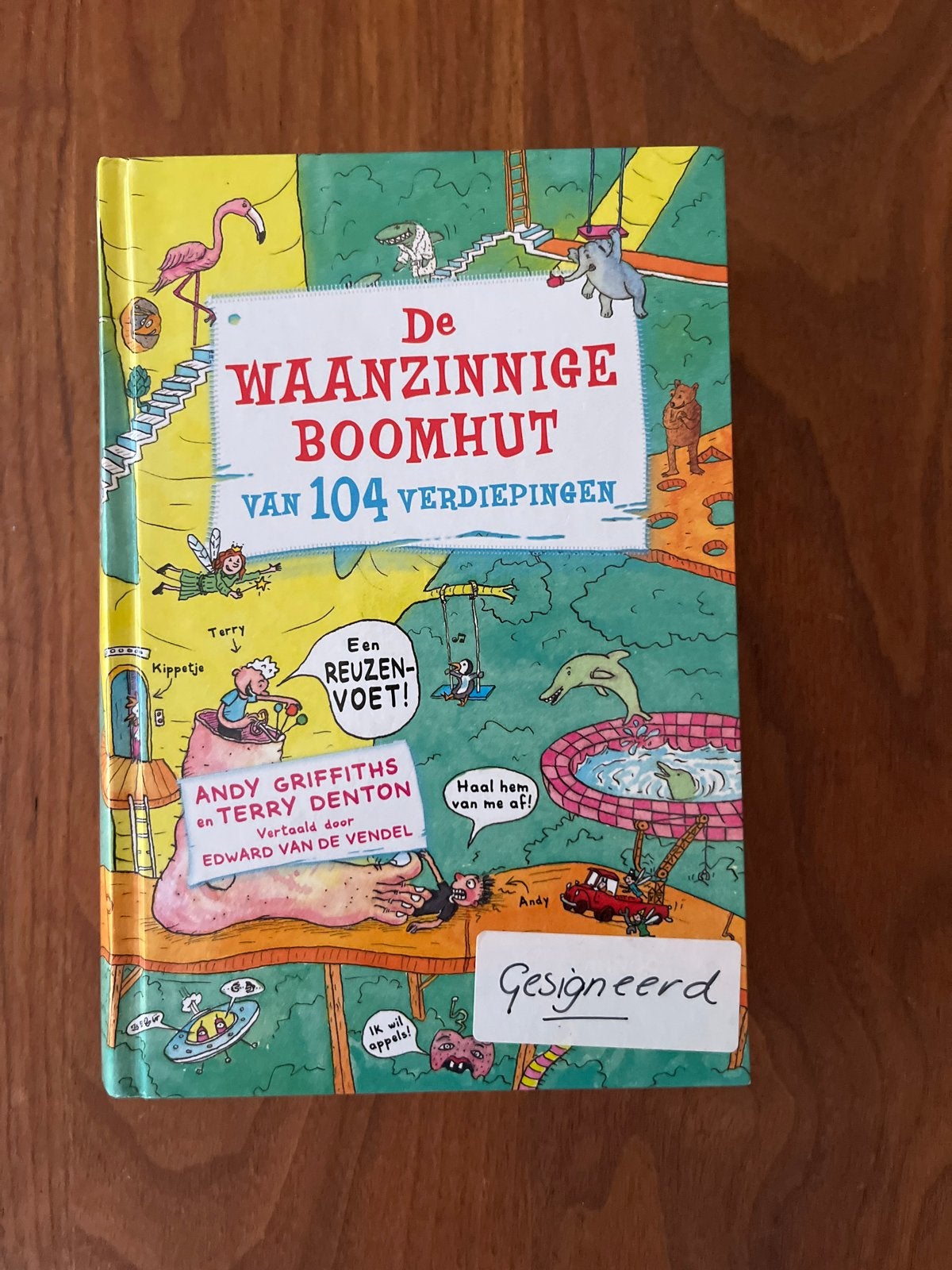 De Waanzinnige Boomhut van 104 Verdiepingen - Gesigneerd, Boeken, Ophalen, Gelezen, Fictie