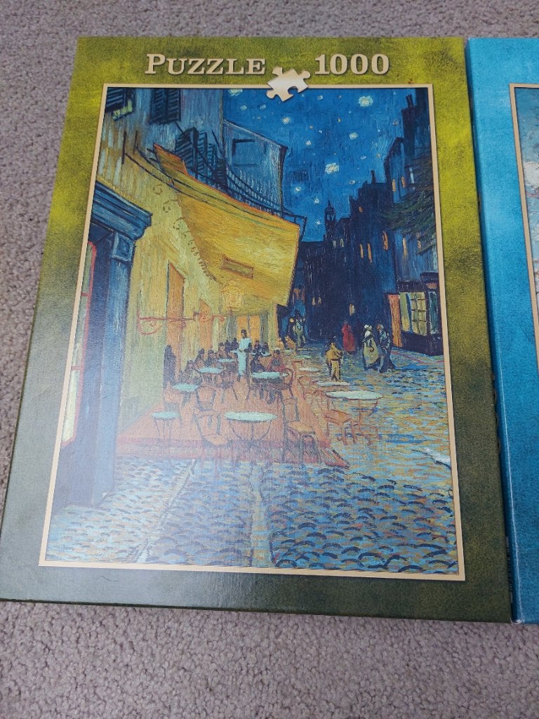 6 Verschillende puzzels van kunstobjecten 1000 stukjes, Ophalen of Verzenden, 500 t/m 1500 stukjes, Nieuw, Legpuzzel