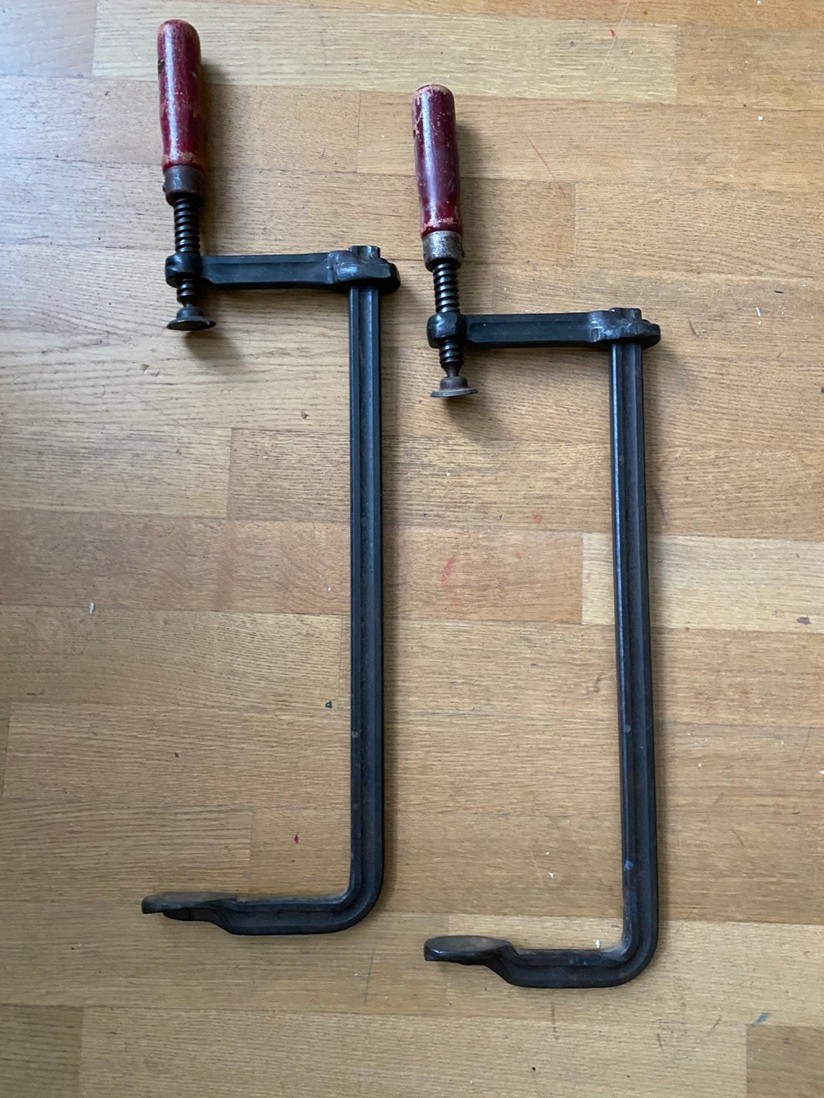 2 grote Bessey lijmklemmen, Ophalen, Gebruikt