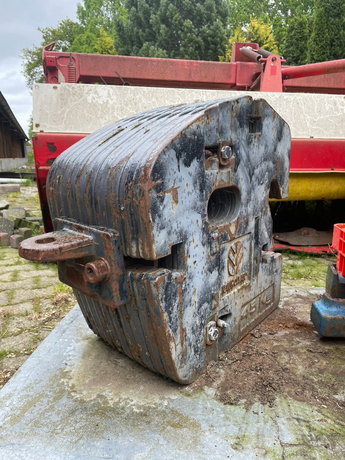 New Holland Ford gewichten gietijzer 45kg geen john deere, Tickets en Kaartjes, Twee personen, Ticket of Toegangskaart