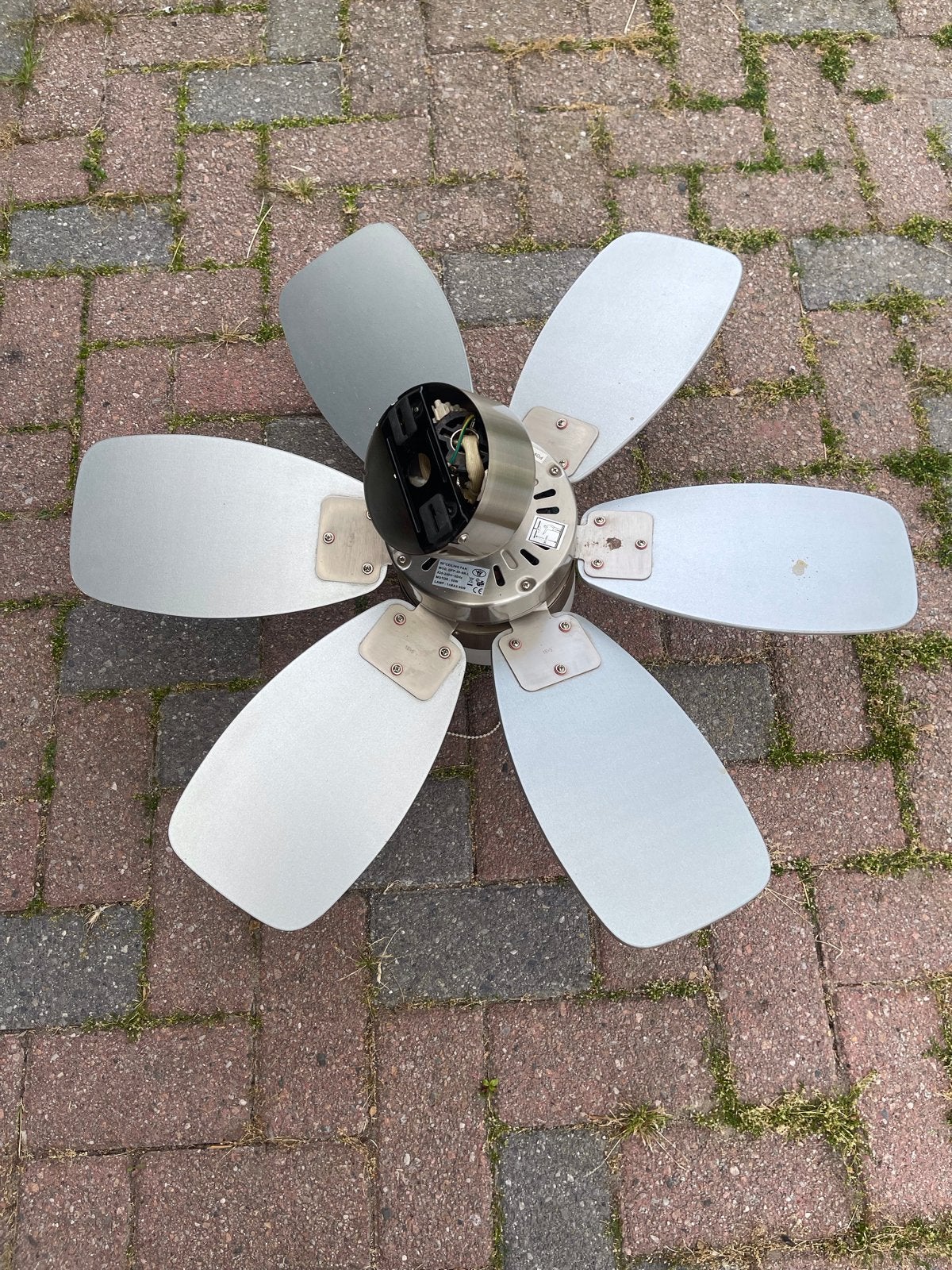 Plafondventilator met verlichting - Gebruikt, Ophalen, Gebruikt, Plafondventilator