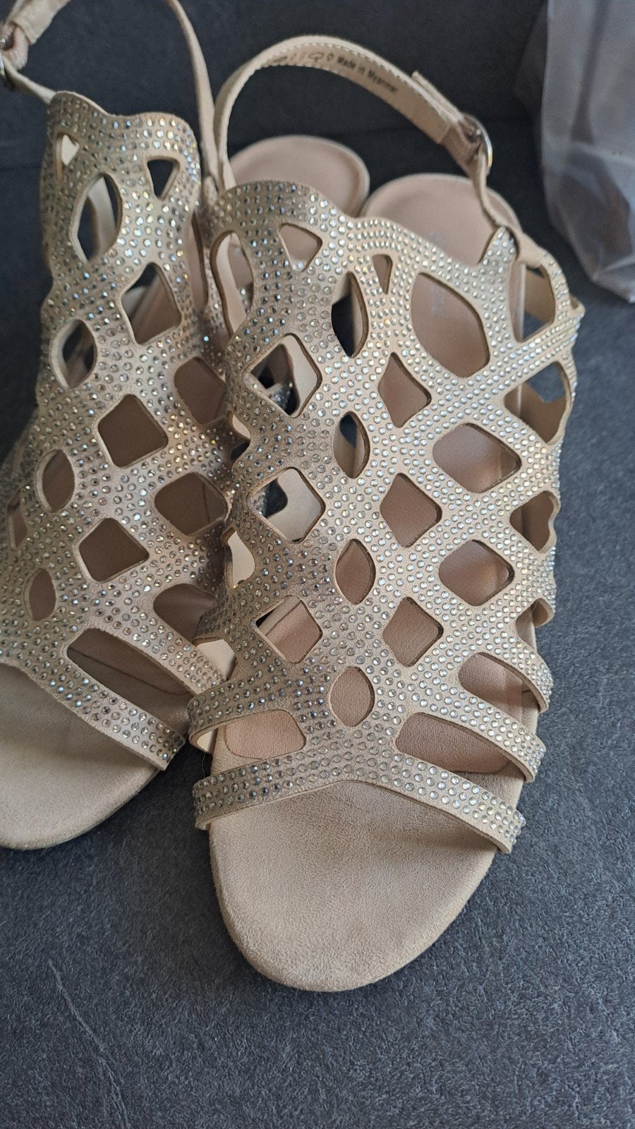 Sandalen Sandalette Beige Graceland zgan mt 41, Kleding | Dames, Schoenen, Overige kleuren, Sandalen of Muiltjes, Ophalen of Verzenden