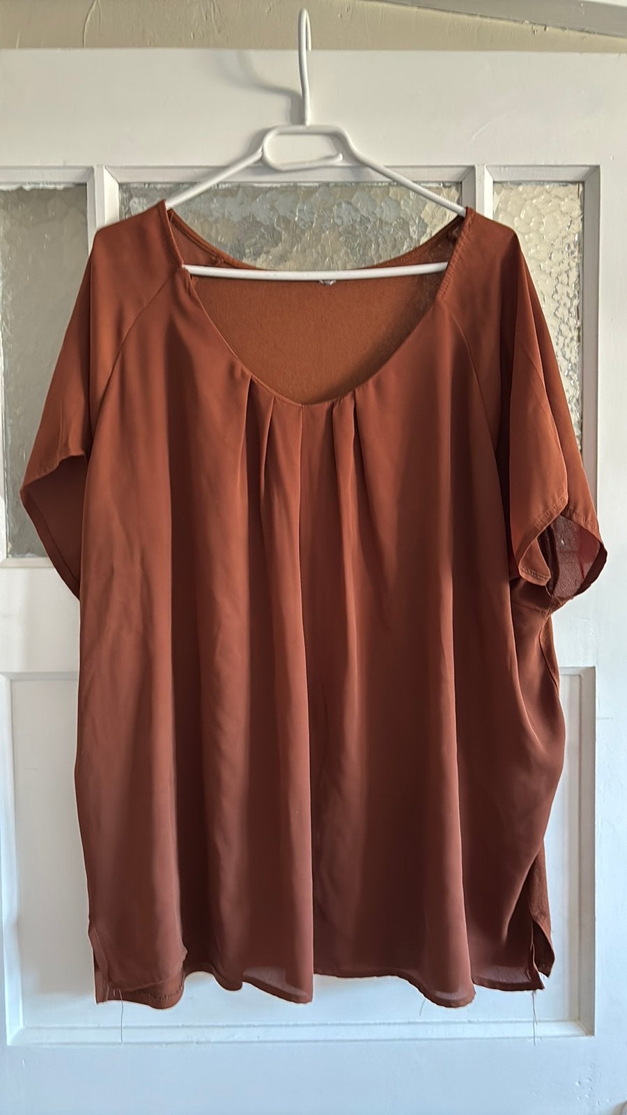 Shirt miss etam, Ophalen of Verzenden, Zo goed als nieuw, Bruin, Shirt of Top