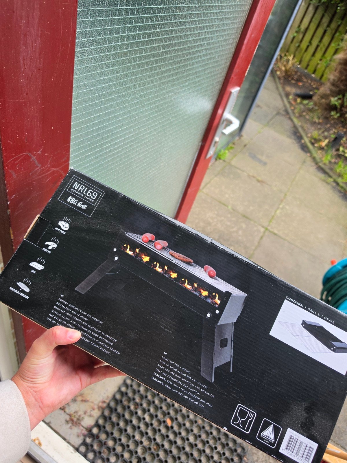 Compacte Tafel BBQ - Ideaal voor Picknick en Balkon, Ophalen of Verzenden, Nieuw, NRL59