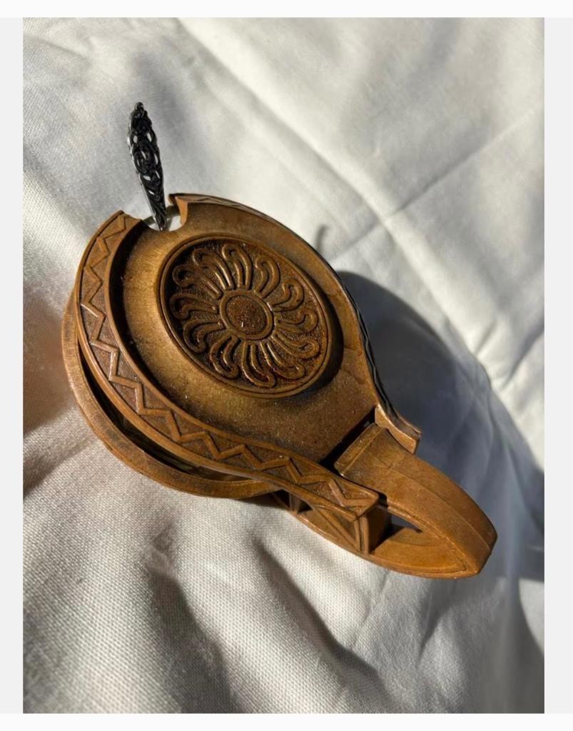 Vintage Jampot met Lepel, glazen bakje, Ophalen of Verzenden