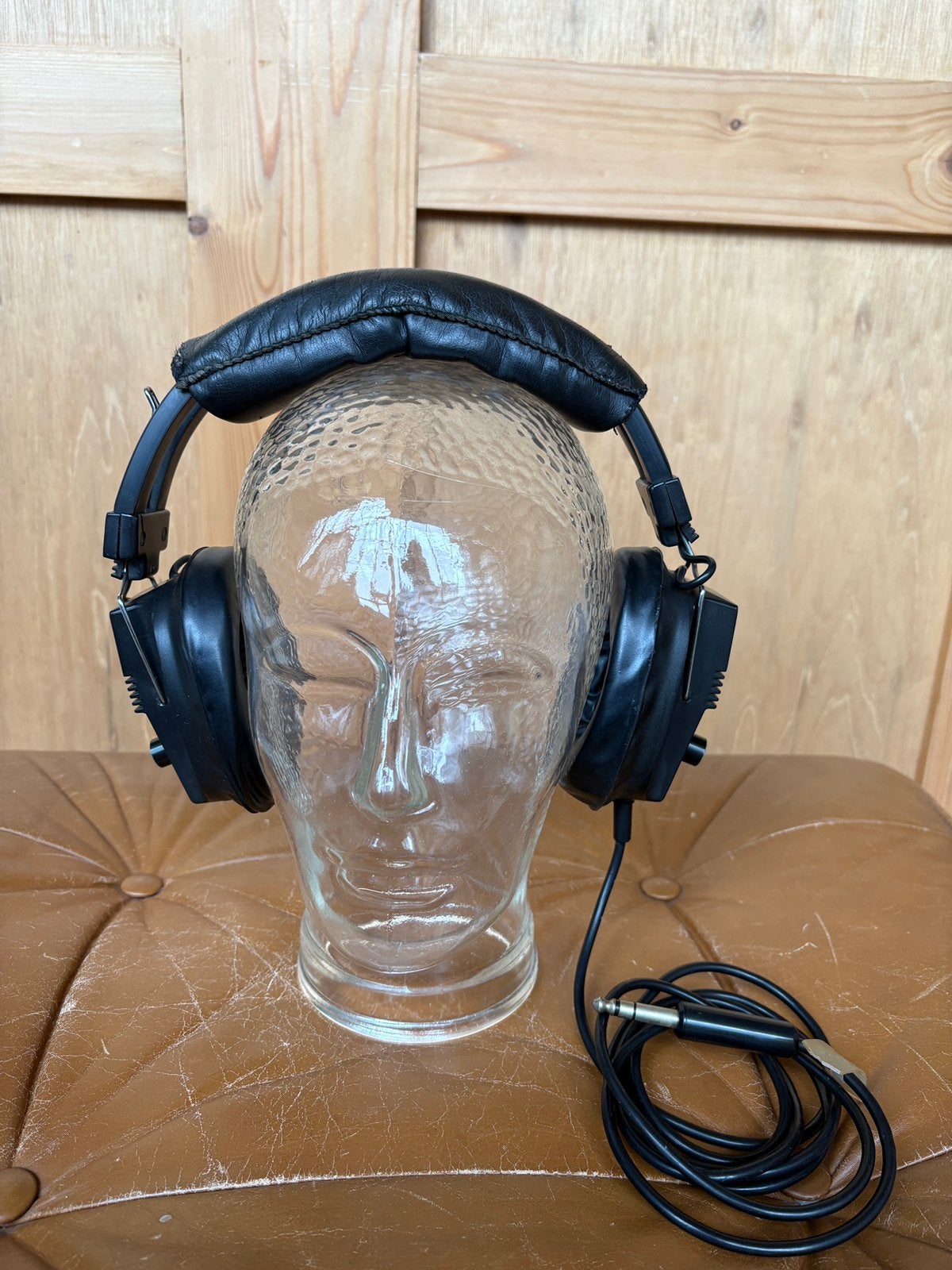 Vintage Philips N6306 stereo koptelefoon retro audio, Philips, Gebruikt, Ophalen of Verzenden, Over-ear