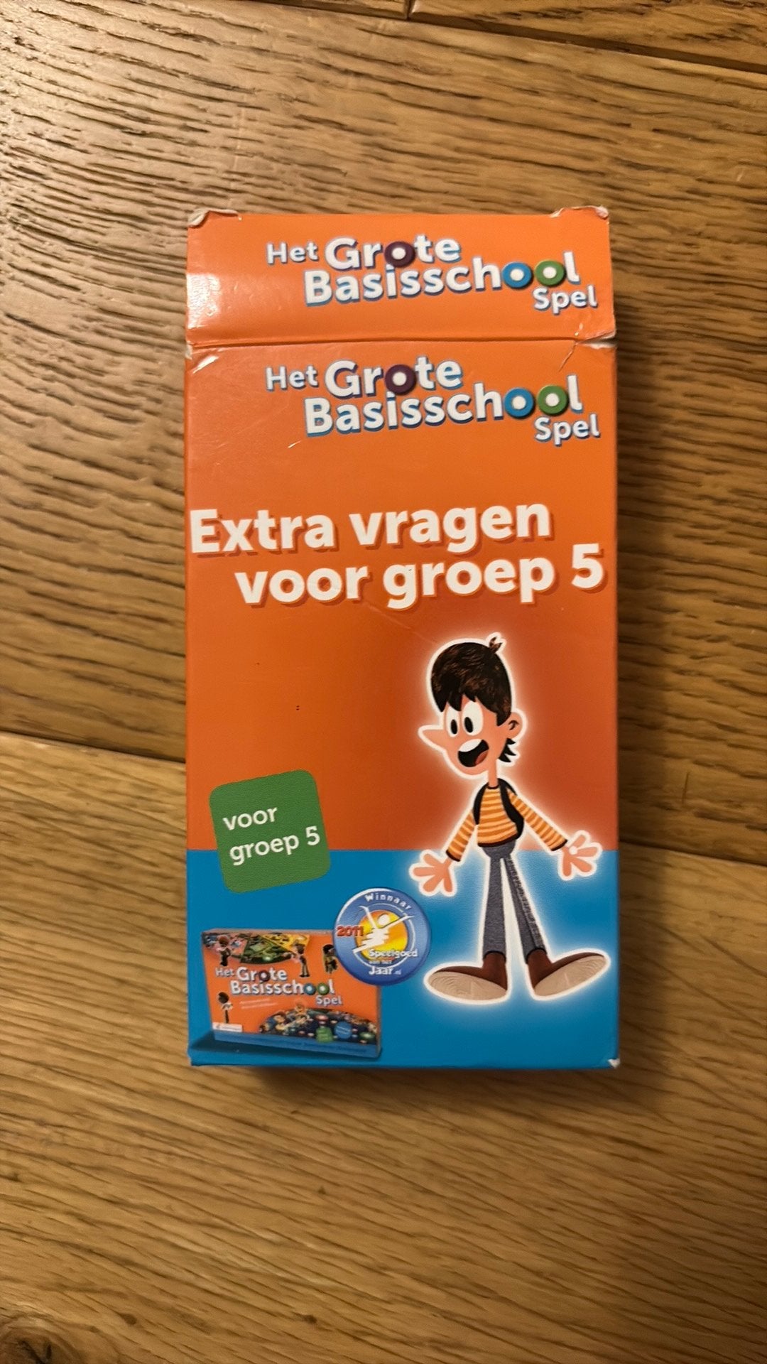 Gratis Extra vragen Het Grote Basisschool spel, Ophalen of Verzenden, Gebruikt, Speelkaart(en)
