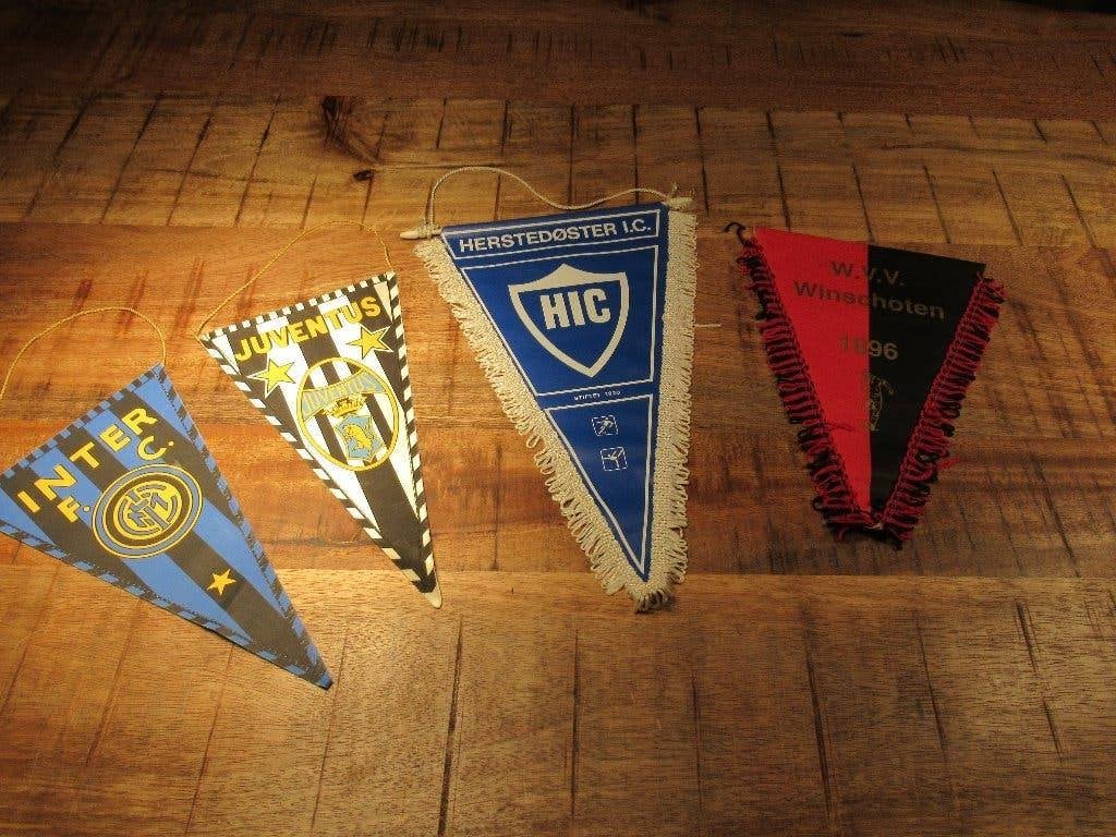 Vlag vaantje vlaggen Inter Juventus Herstdoster winschoten, Verzamelen, Ophalen of Verzenden, Gebruikt, Buitenlandse clubs, Vaantje of Sjaal
