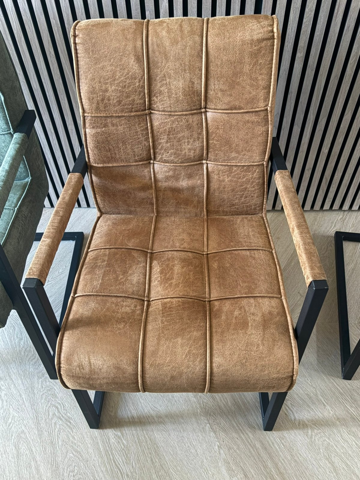 2x HUUS Stoel Two eetkamerstoel – Cognac, Ophalen, Gebruikt, Twee, Bruin