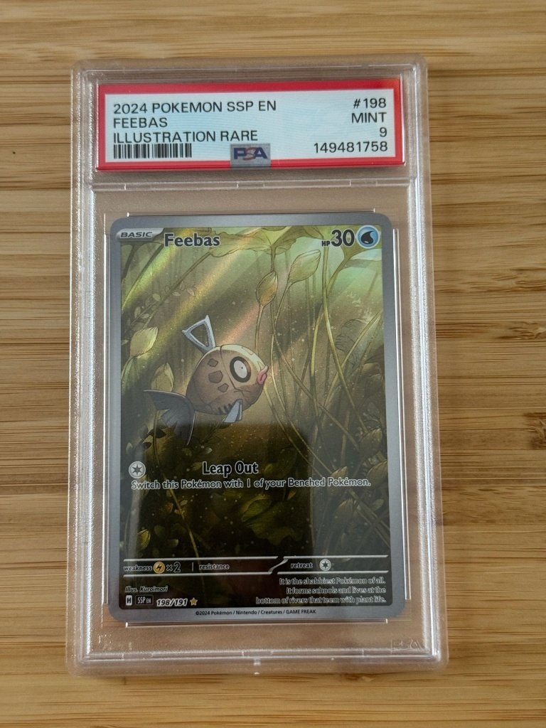 Feebas PSA 9 IR SPP 198, Ophalen of Verzenden, Nieuw, Losse kaart, Foil