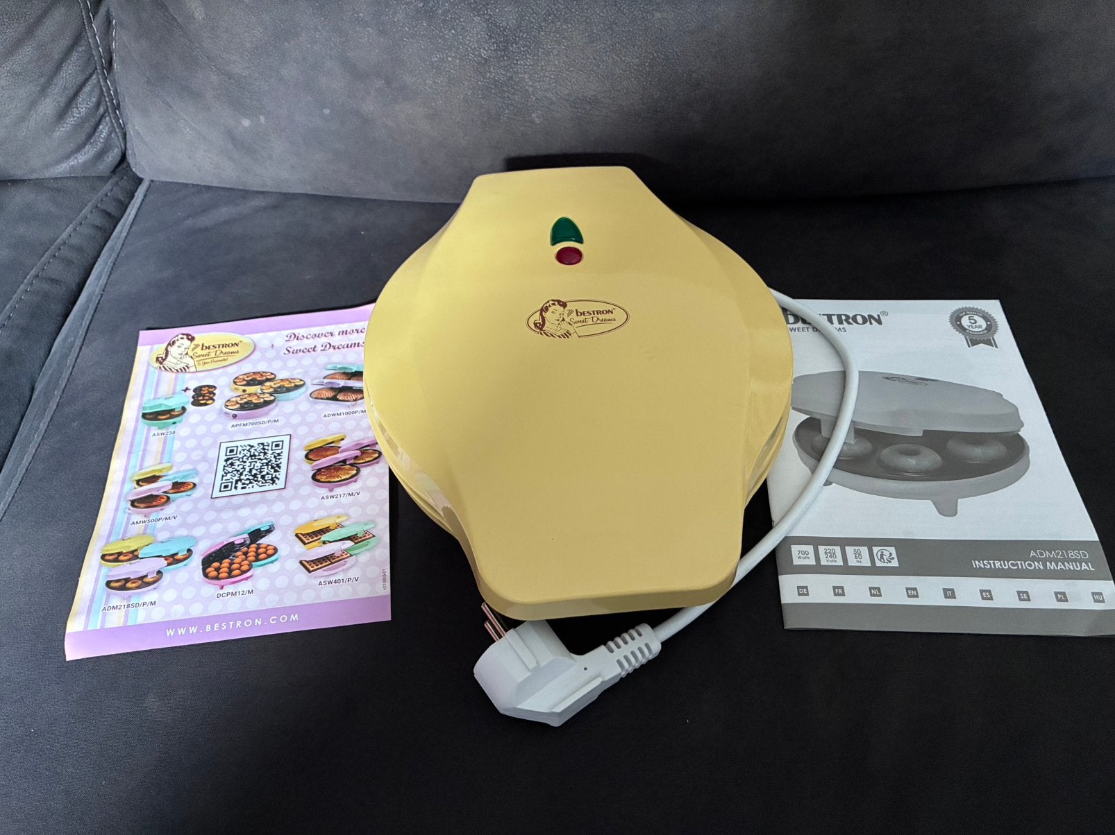 Bestron donut maker, Ophalen of Verzenden, Zo goed als nieuw, Cupcakes, Bakvorm
