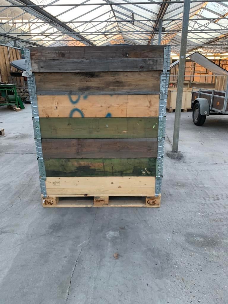 Kratten houtopslag, Tuin en Terras, Ophalen, Zo goed als nieuw, Kunststof, Overige typen
