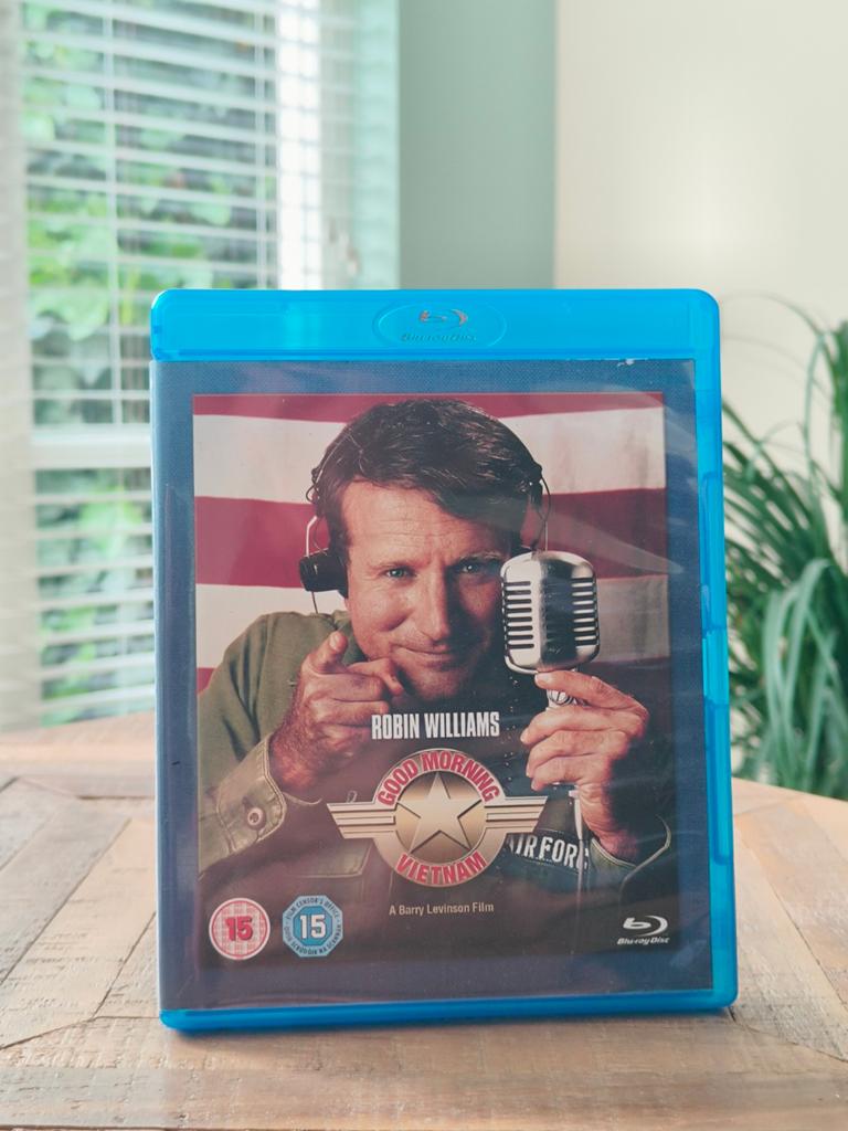 Good morning vietnam - Blu-Ray - Engels - Robin Williams, Cd's en Dvd's, Ophalen of Verzenden, Zo goed als nieuw, Humor en Cabaret