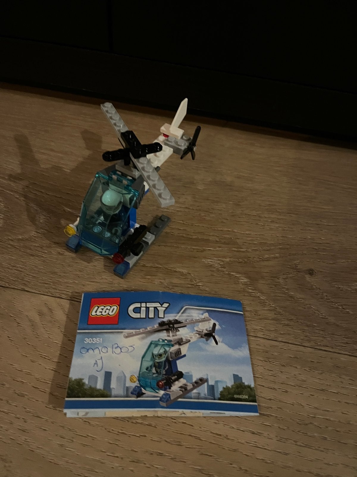 Lego City Helikopter 30351 met instructies, Lego, Ophalen of Verzenden, Compleet, Complete set