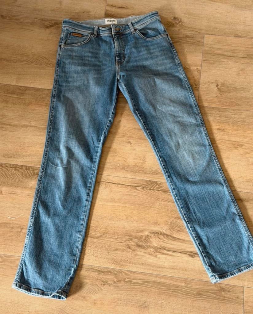 Wrangler  - Texas jeans maat 32 - 34 als nieuw - heren, Ophalen of Verzenden, Zo goed als nieuw, Blauw, W32 (confectie 46) of kleiner