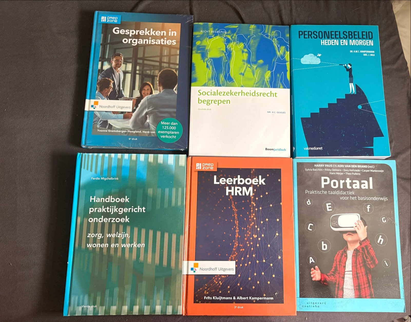 Diverse studieboeken: HRM, Onderzoek, Sociaalzekerheidsrecht, Boeken, Studieboeken en Cursussen, Gelezen, Gamma, HBO, Ophalen of Verzenden