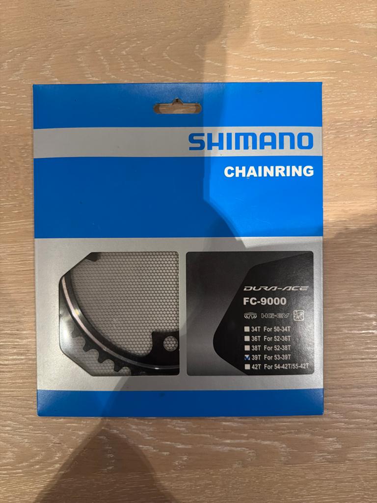 Shimano Dura-Ace FC-9000 Kettingblad 39T, Overige materialen, Ophalen of Verzenden, Zo goed als nieuw, Derailleur of Ketting