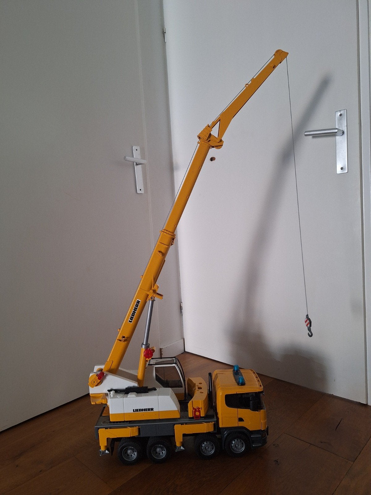 Bruder Liebherr Kraanwagen Speelgoed, Kinderen en Baby's, Speelgoed | Speelgoedvoertuigen, Ophalen, Zo goed als nieuw