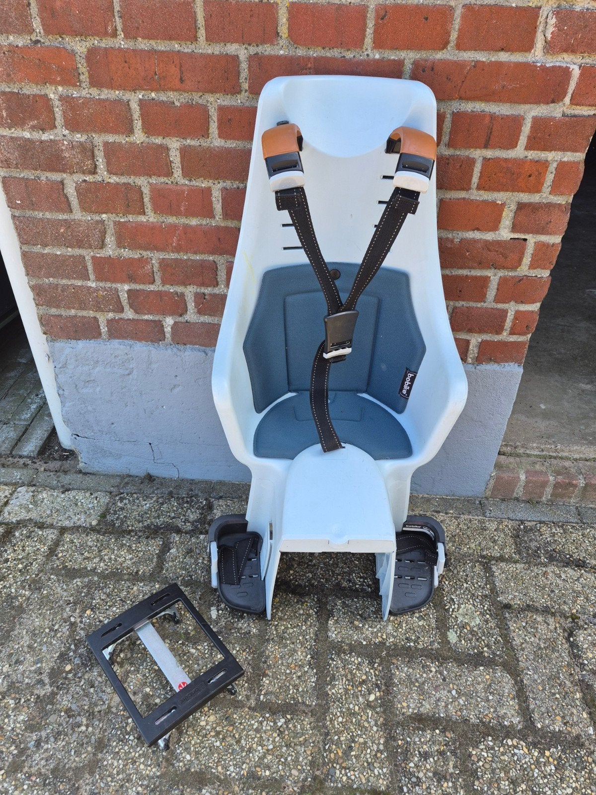 bobike achterzitje met bevestigingsmateriaal, Ophalen, Gebruikt