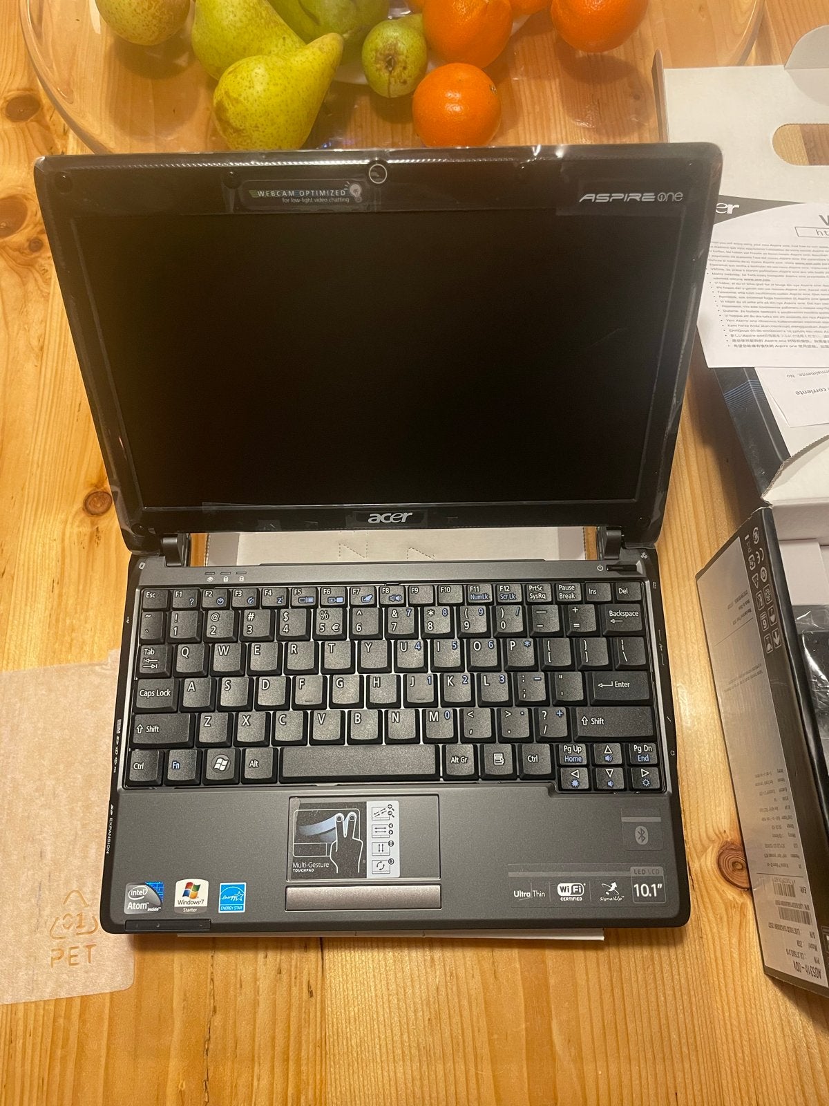 Nieuwe Acer Aspire One AO531h Netbook - Nieuwstaat, Computers en Software, HDD, Minder dan 4 GB, Qwerty, Minder dan 2 Ghz