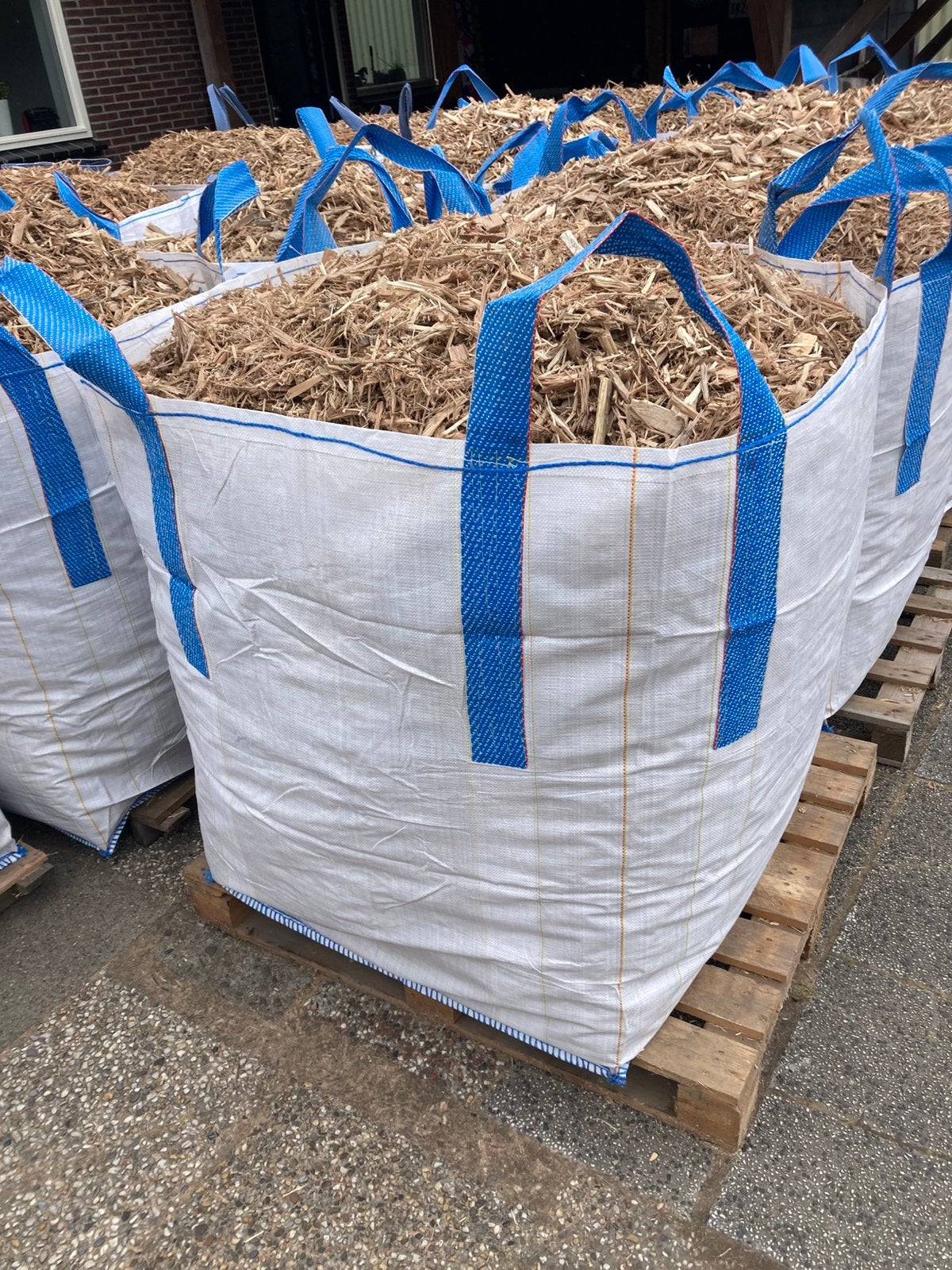 Houtsnippers in bigbag 1 M3, Ophalen, Tuinaarde