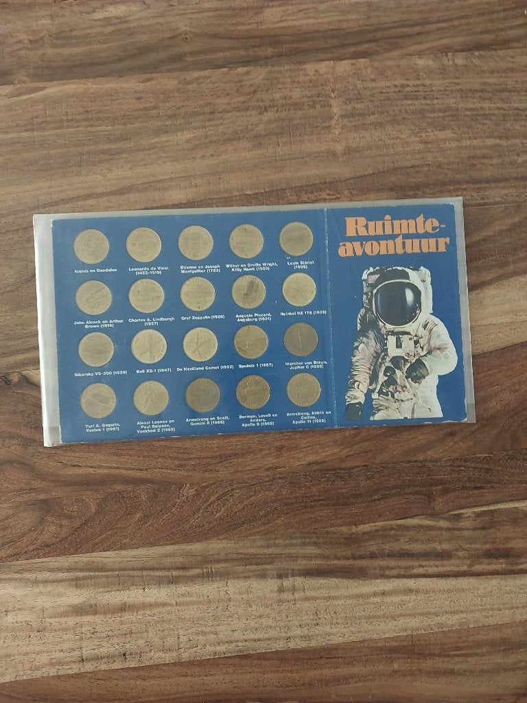 Shell Ruimteavontuur Muntencollectie van 20 stuks Compleet, Verzamelen, Verzenden