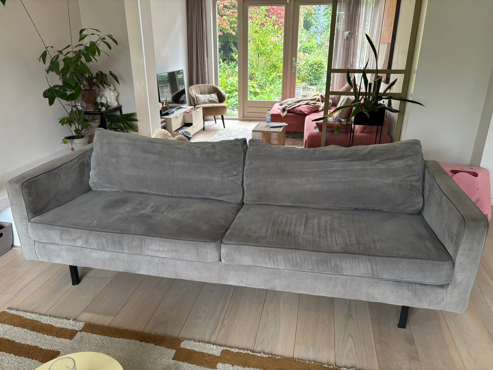 Be Pure Rodeo 2,5 zits bank, Huis en Inrichting, Ophalen, Minder dan 75 cm, Driepersoons, Zo goed als nieuw