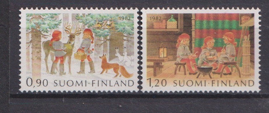 Finland 1982; Kerst, Michel 916-917.** PF, Ophalen of Verzenden, Finland, Postfris