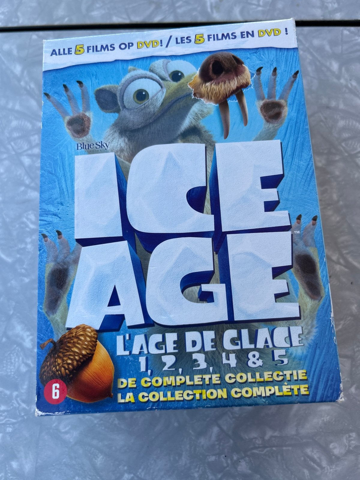 Ice Age: De Complete Collectie (5 films) op DVD, Animatie, Nederlands, Zo goed als nieuw, Inclusief doosje