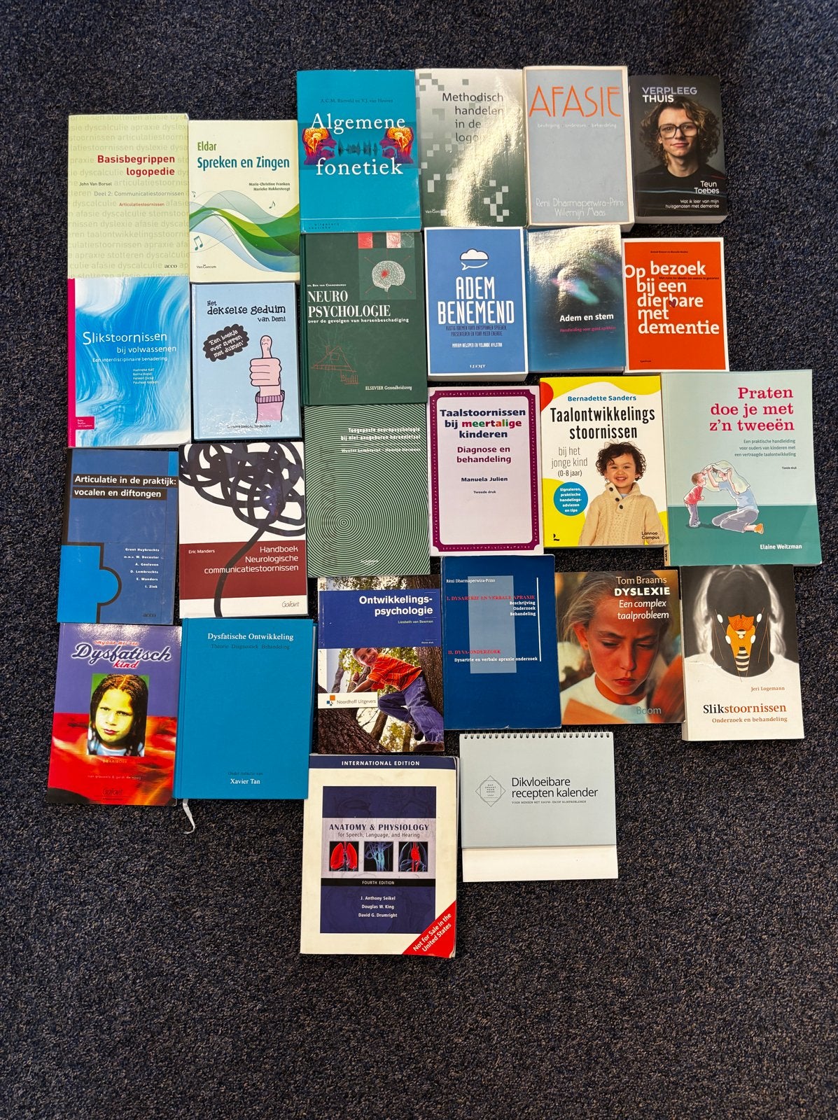 Studieboeken logopedie: TOS, adem, stem, slikstoornissen, Ophalen of Verzenden, Gamma, Gelezen, HBO