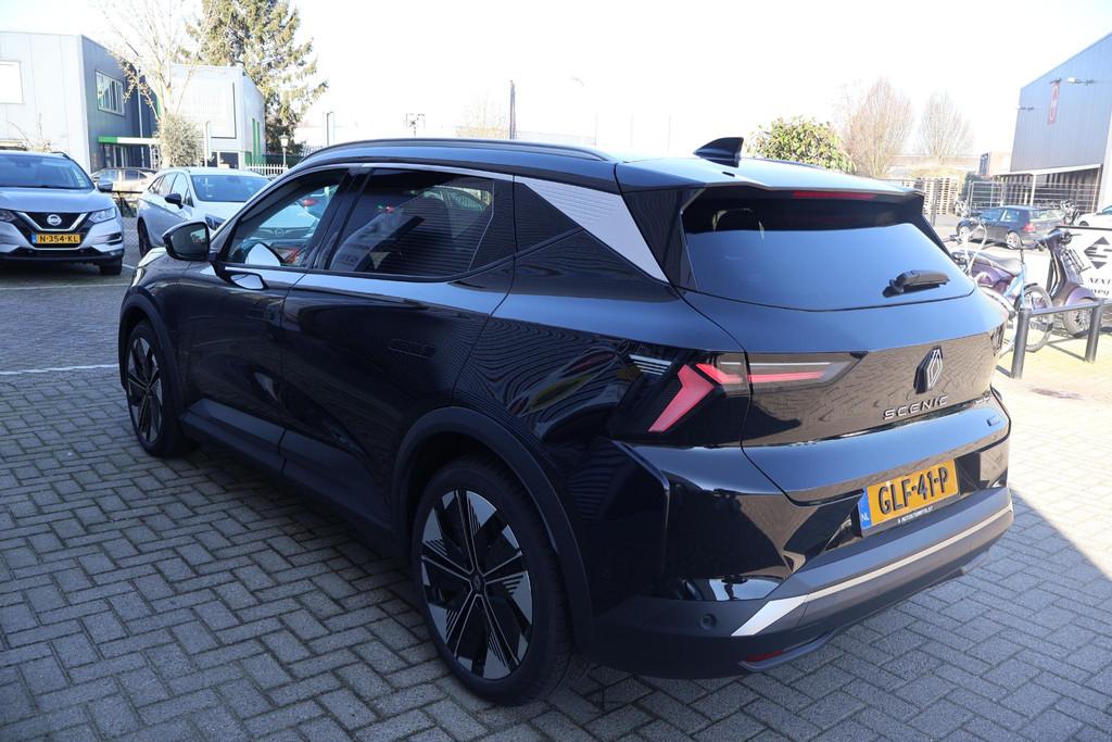 Renault Scenic E-Tech EV60 comfort range techno 1e Eigenaar, Parkeersensor, Gebruikt, Leder en Stof, Zwart