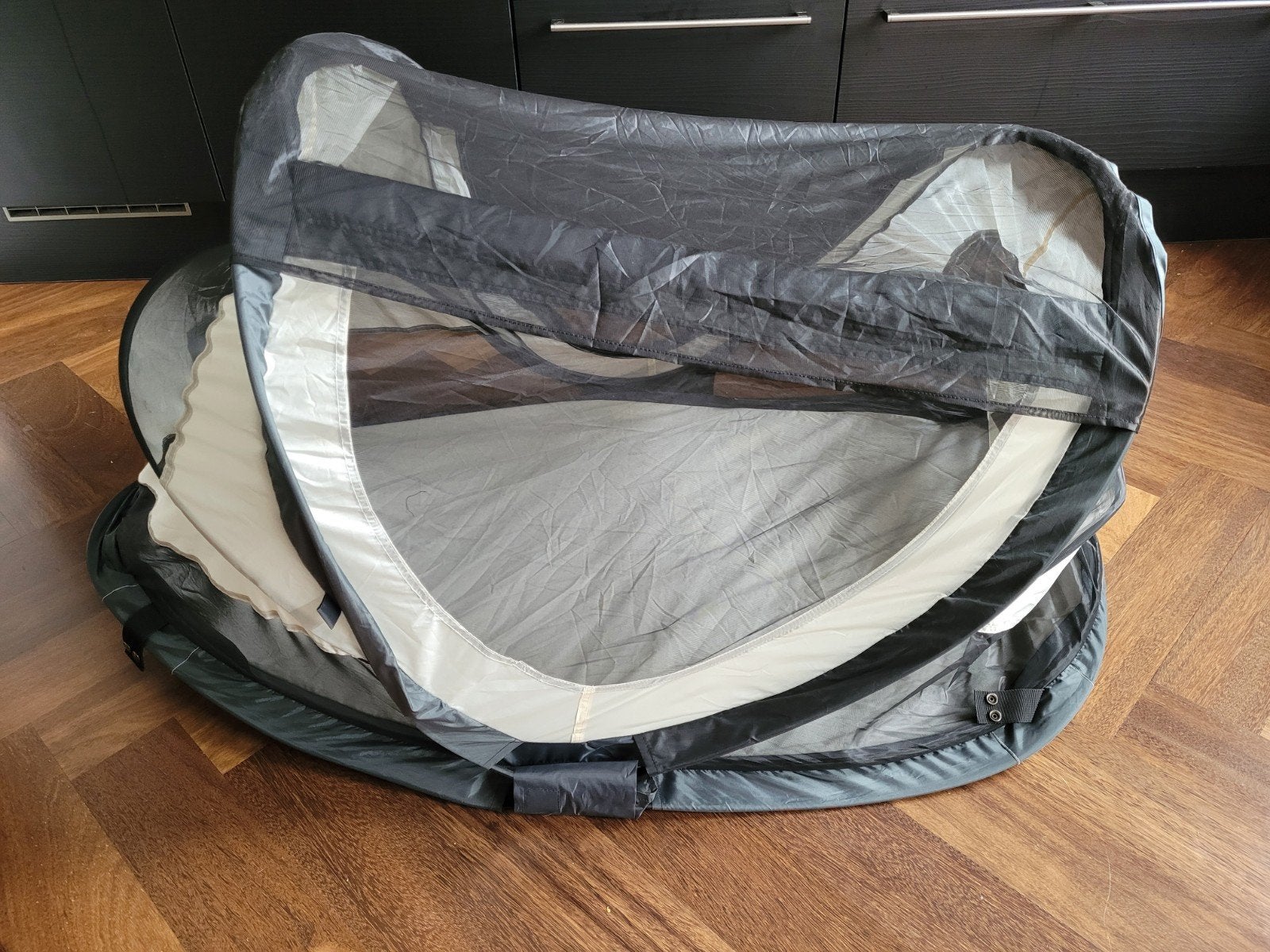 Deryan Peuter Box Reisbedje, Kinderen en Baby's, Babywiegjes en Ledikanten, Ophalen, Gebruikt, Reisbedje