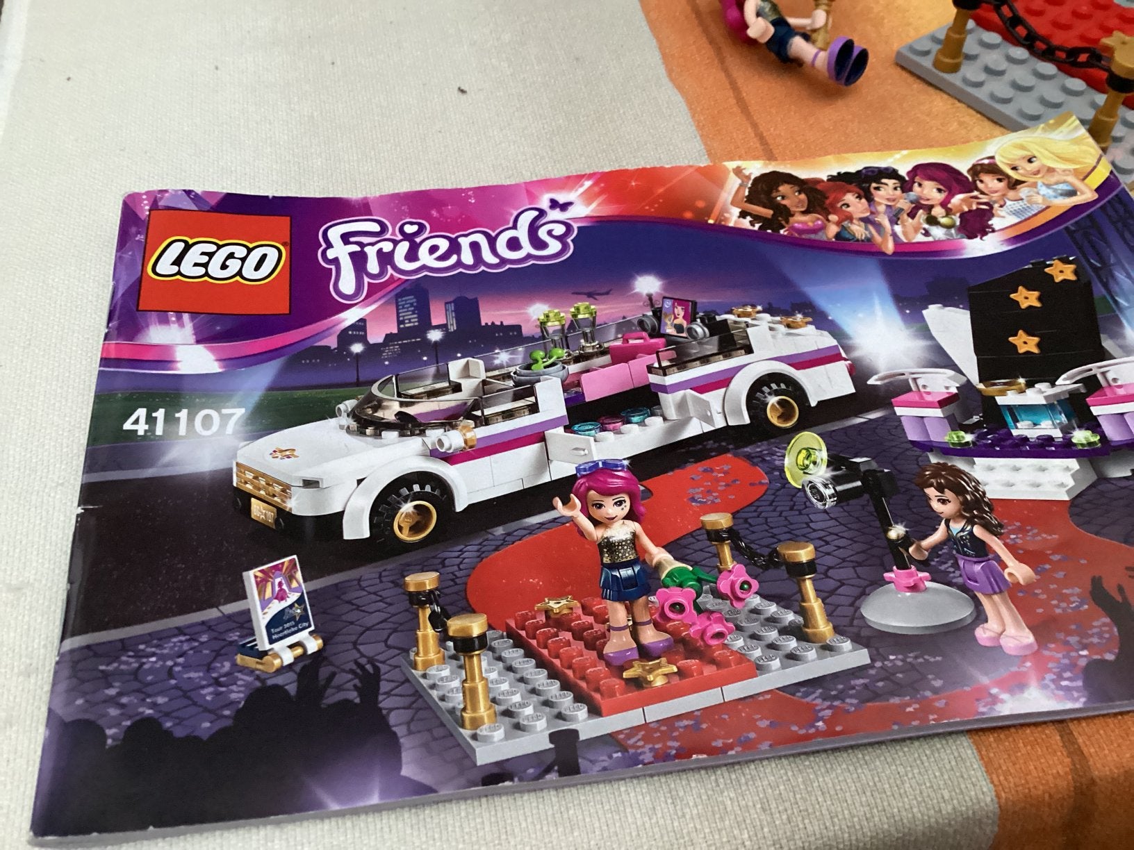 LEGO Friends Popster Limousine - 41107, Lego, Friends, Ophalen of Verzenden, Zo goed als nieuw