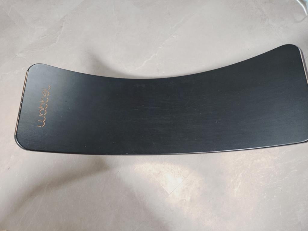 Gebruikt Wobbel Board Zwart met Kurken Onderzijde, Ophalen of Verzenden