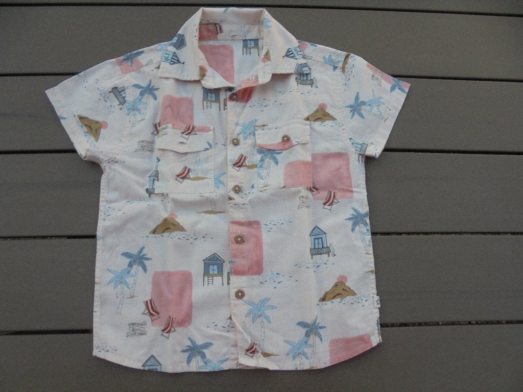 Beige shirtje Catch a Wafe Z8, Gebruikt, Z8, Ophalen of Verzenden, Jongetje