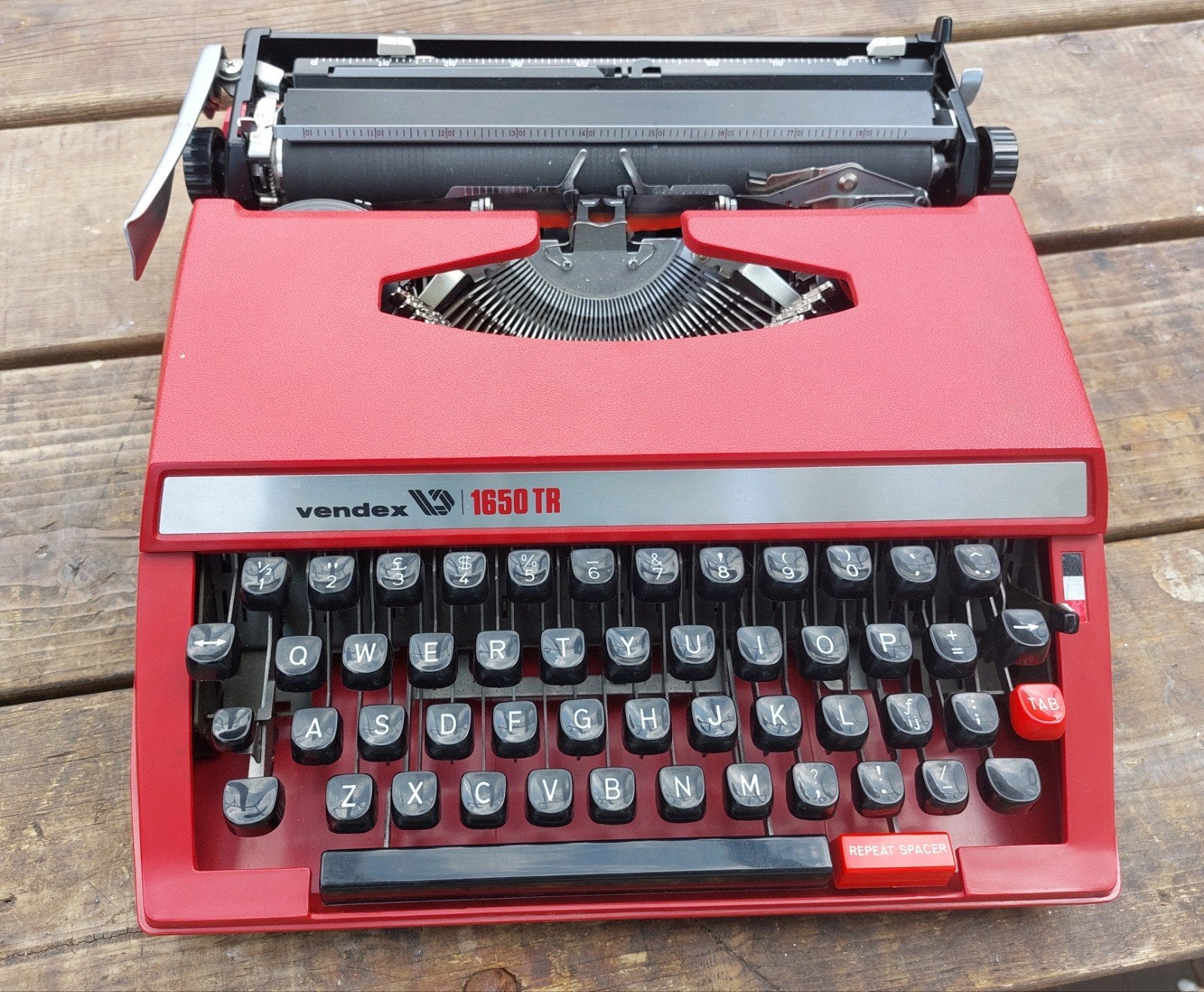 Vendex 1650 TR Typemachine, Ophalen of Verzenden, Gebruikt