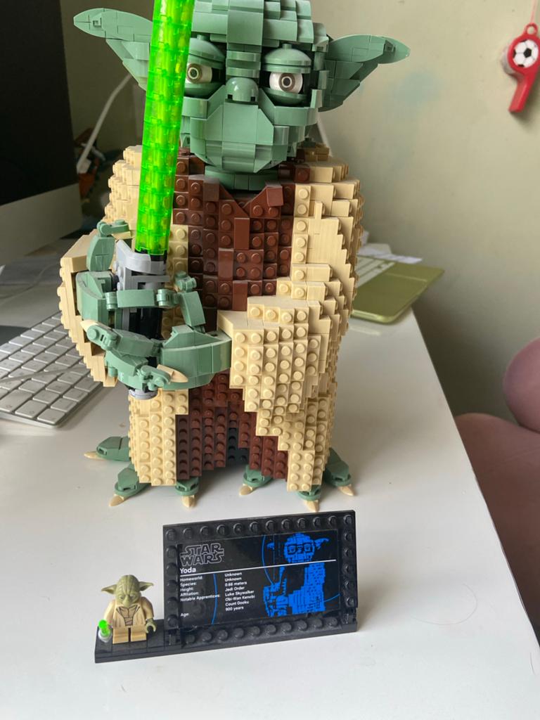 LEGO Star Wars Yoda (75255) - Compleet met boekje, Ophalen of Verzenden, Zo goed als nieuw, Overige typen