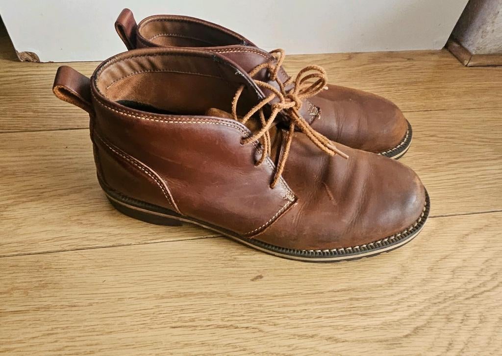 Timberland bruine schoenen, Kleding | Heren, Schoenen, Bruin, Timberland, Ophalen of Verzenden, Zo goed als nieuw