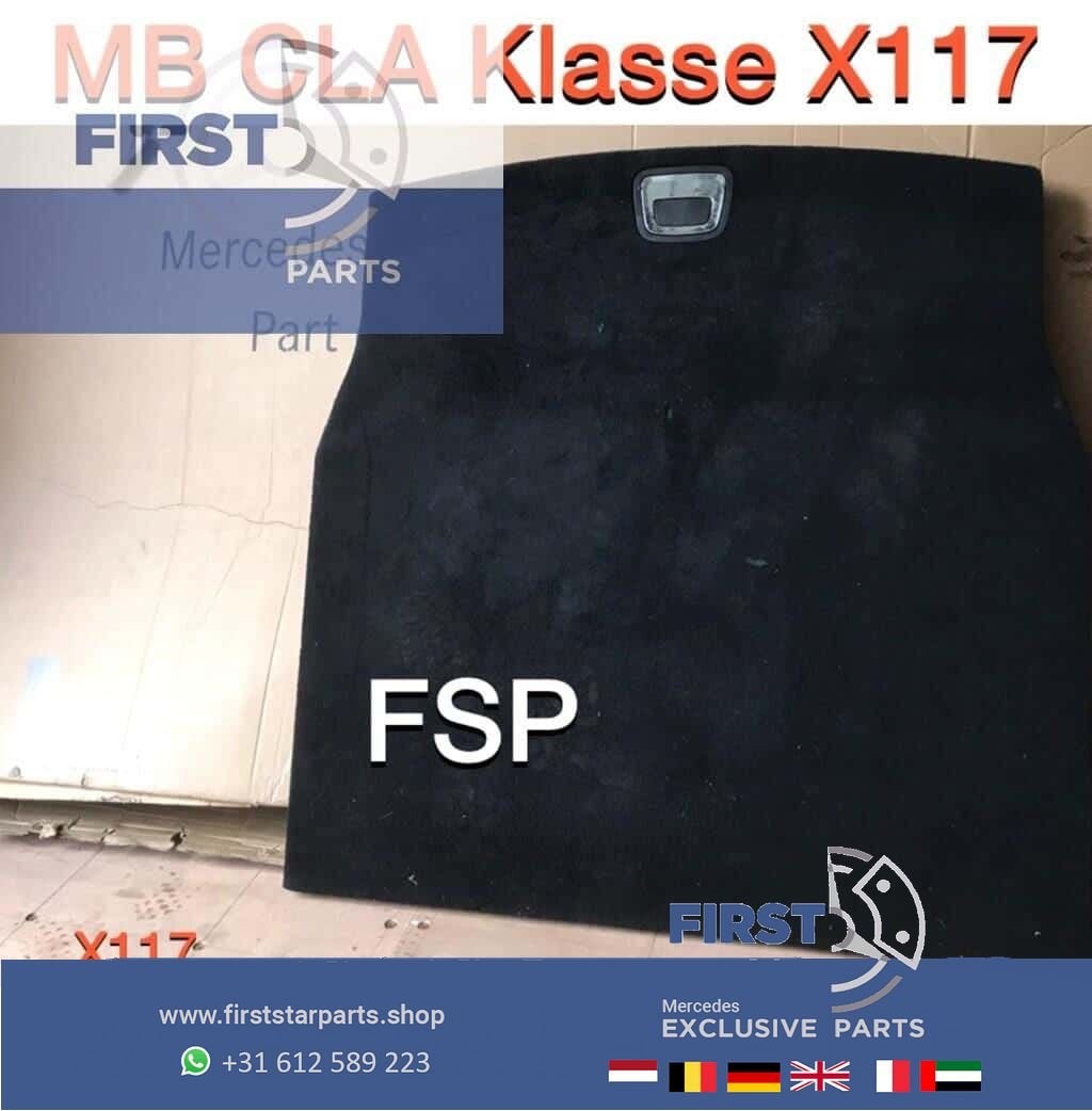 Kofferbakmat Mercedes A B C CLA GLA Klasse zwarte kofferbak