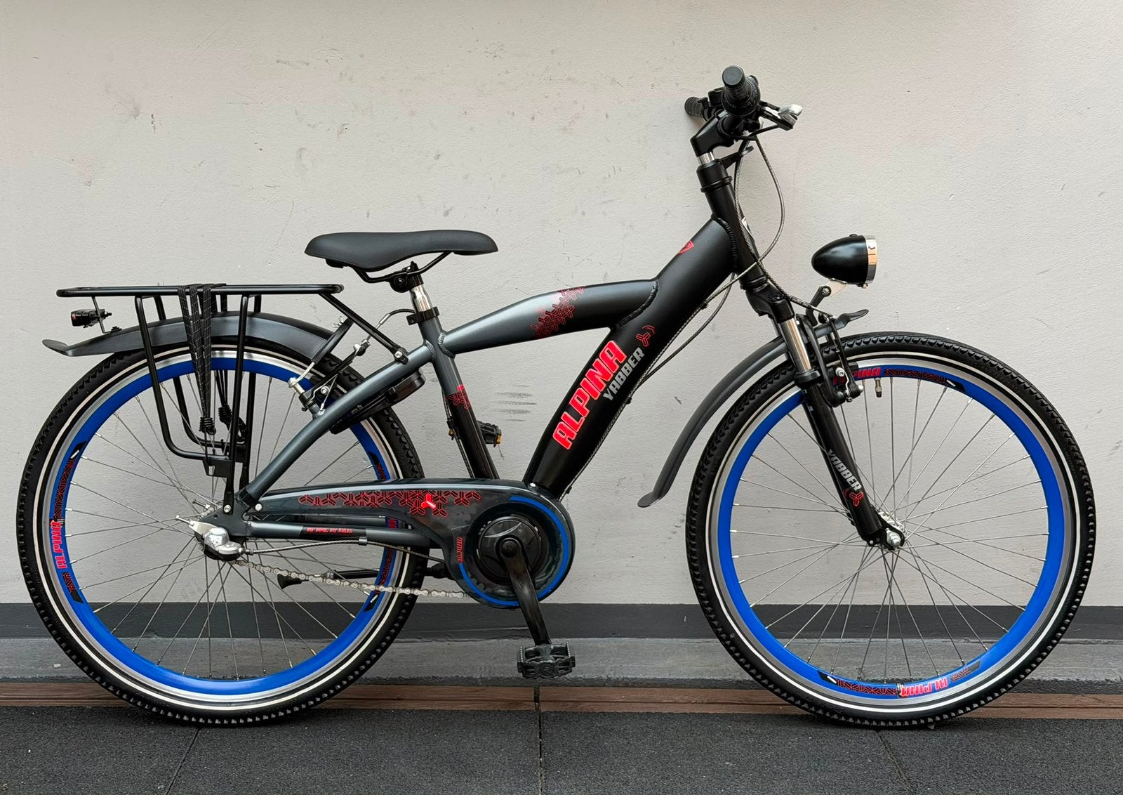 Alpina Yabber 24 inch complete jongensfiets, 3 versnellingen, Fietsen en Brommers, Fietsen | Meisjes, Ophalen, Terugtraprem, Versnellingen