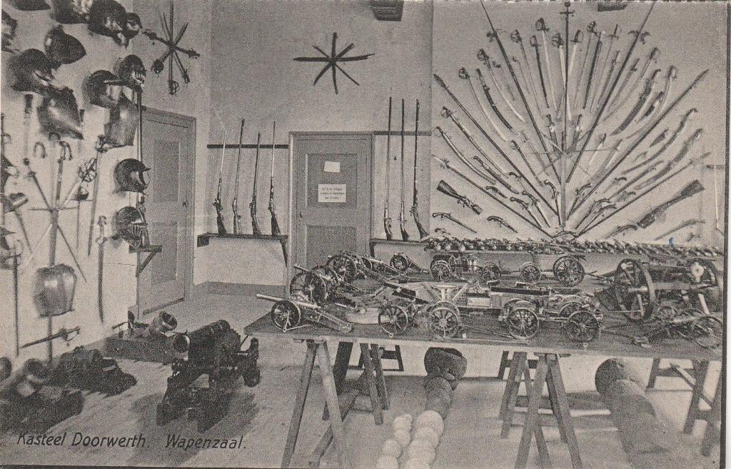 interieur kasteel doorwerth, Ophalen of Verzenden, 1940 tot 1960, Gelderland