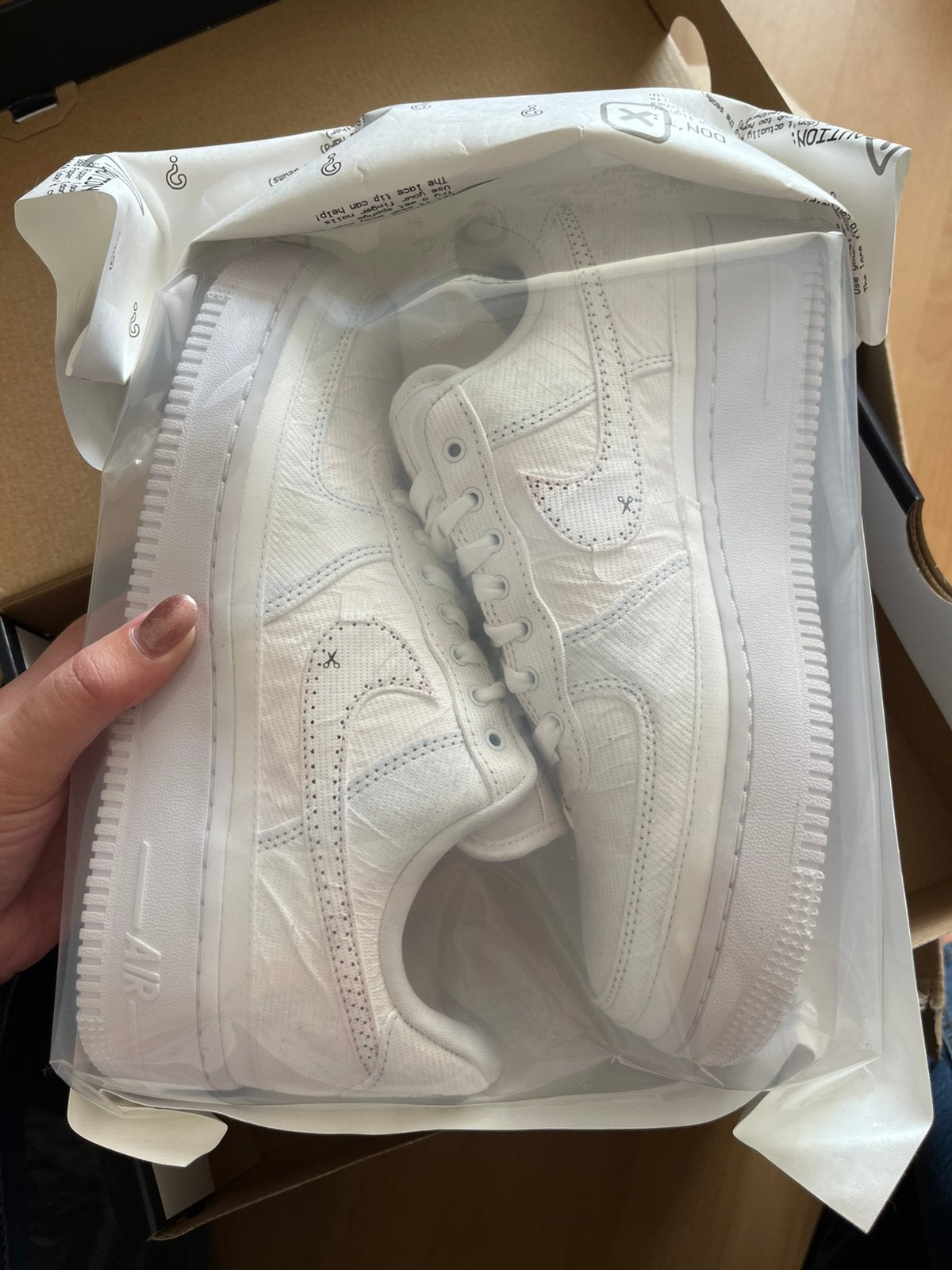 Nike Air Force 1 Low Tear Away White, Ophalen, Wit, Nieuw, Sneakers of Gympen