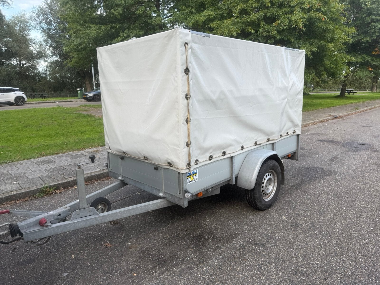 Geremde Anssems BSX huifaanhanger 251x130cm 1350kg, Auto diversen, Ophalen, Gebruikt