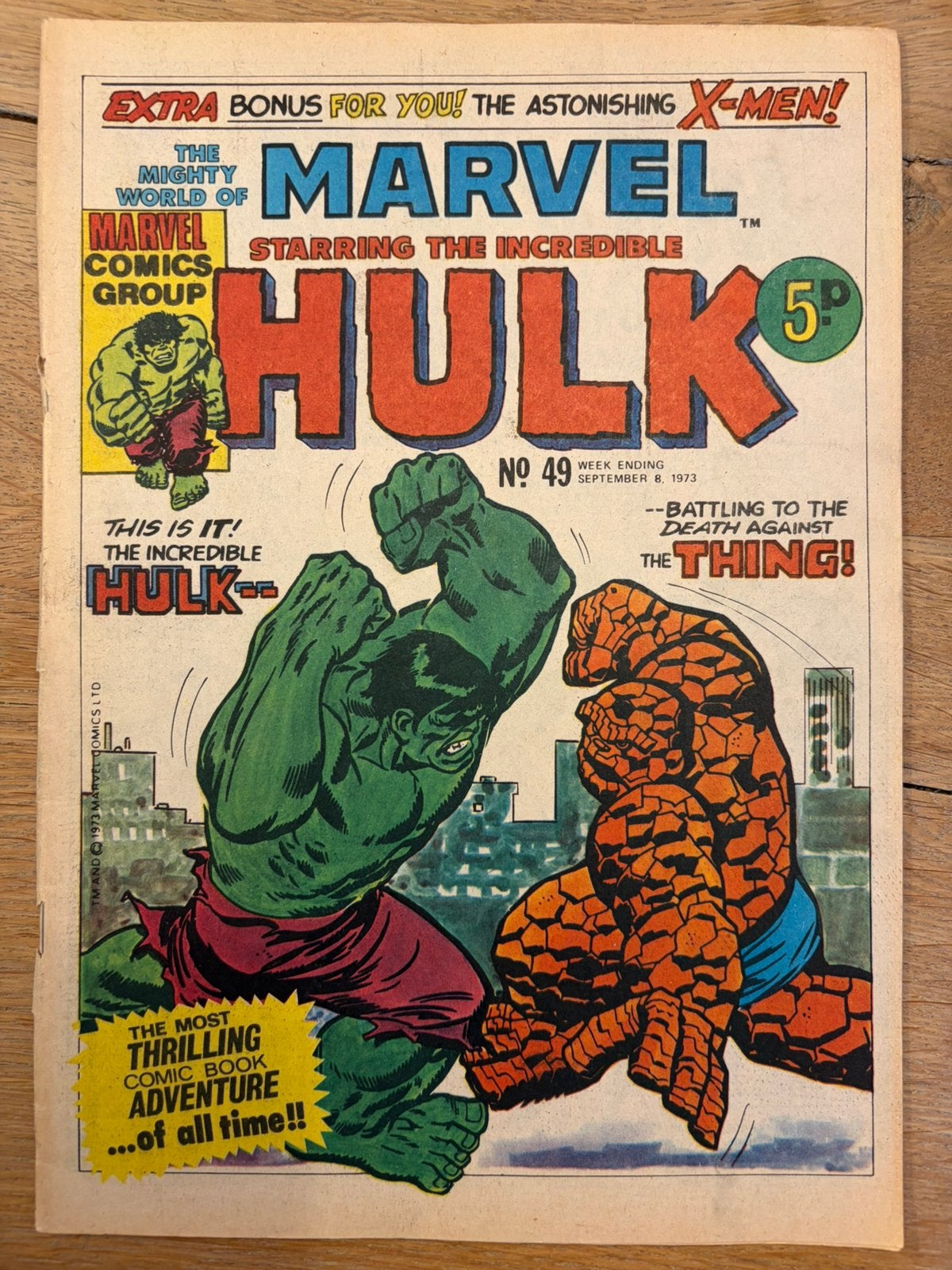 Mighty World of Marvel UK comics, Meerdere comics, Ophalen of Verzenden, Gelezen, Amerika