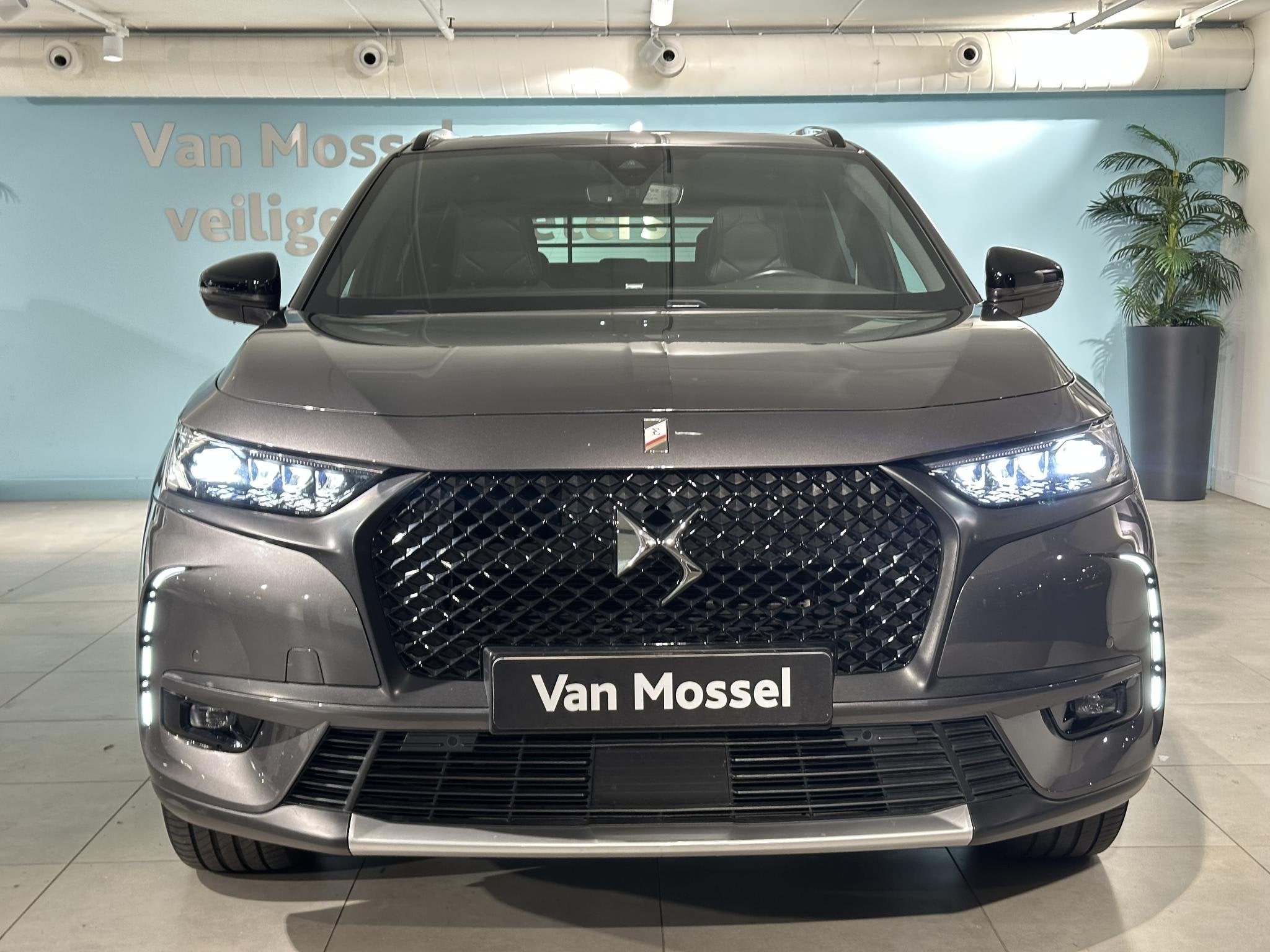 DS 7 Crossback E-Tense 4x4 Performance Line | Camera | Leder, Auto's, Automaat, 12 maanden, 1800 kg, Gebruikt