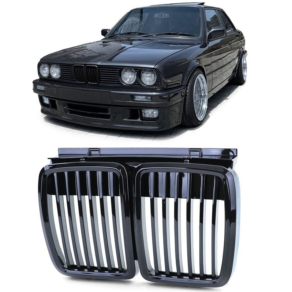 Grill Voor Bmw 3 Serie E30 Glans Zwart, Verzenden, Automotive Parts, A.parts@hotmail.nl, Trasmolenlaan 12 3447 GZ Woerden