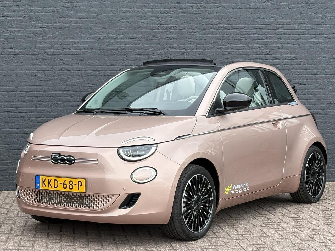 Fiat 500E C La Prima 42 kWh WLTP 320km Range | Cabrio | Crui, Auto's, Automaat, Gebruikt, 118 pk, Cabriolet