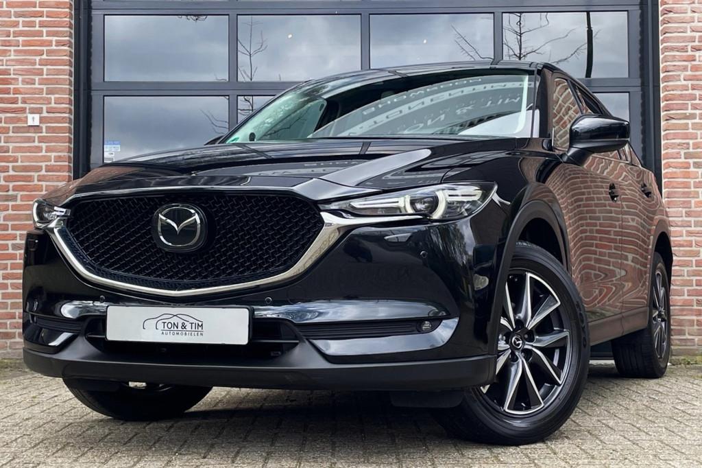Mazda CX-5 2.5 SkyActiv-G 194 Sportline 4WD AWD A.Cruise BOS, Auto's, Stof, Gebruikt, Zwart, 4 cilinders