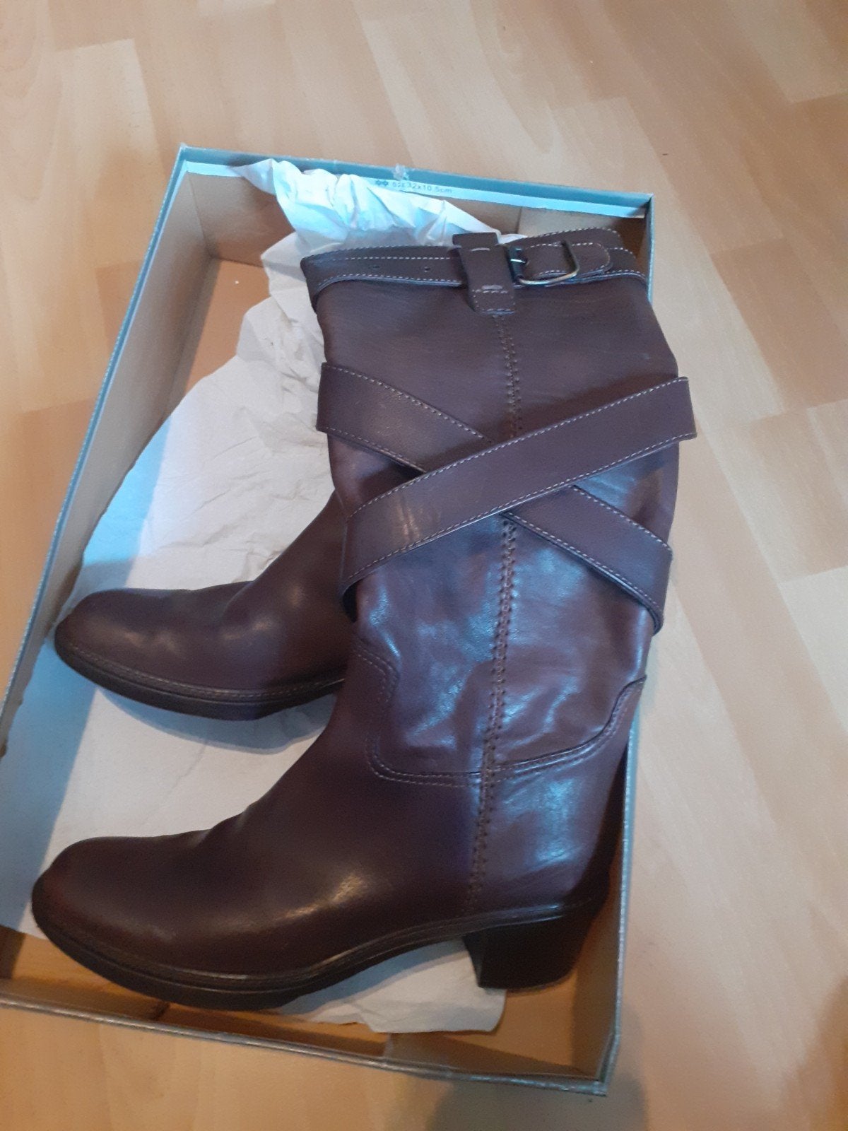 Stoere nieuwe bruine laarzen - Nelson - Maat 40, Kleding | Dames, Hoge laarzen, Bruin, Nieuw, Ophalen of Verzenden
