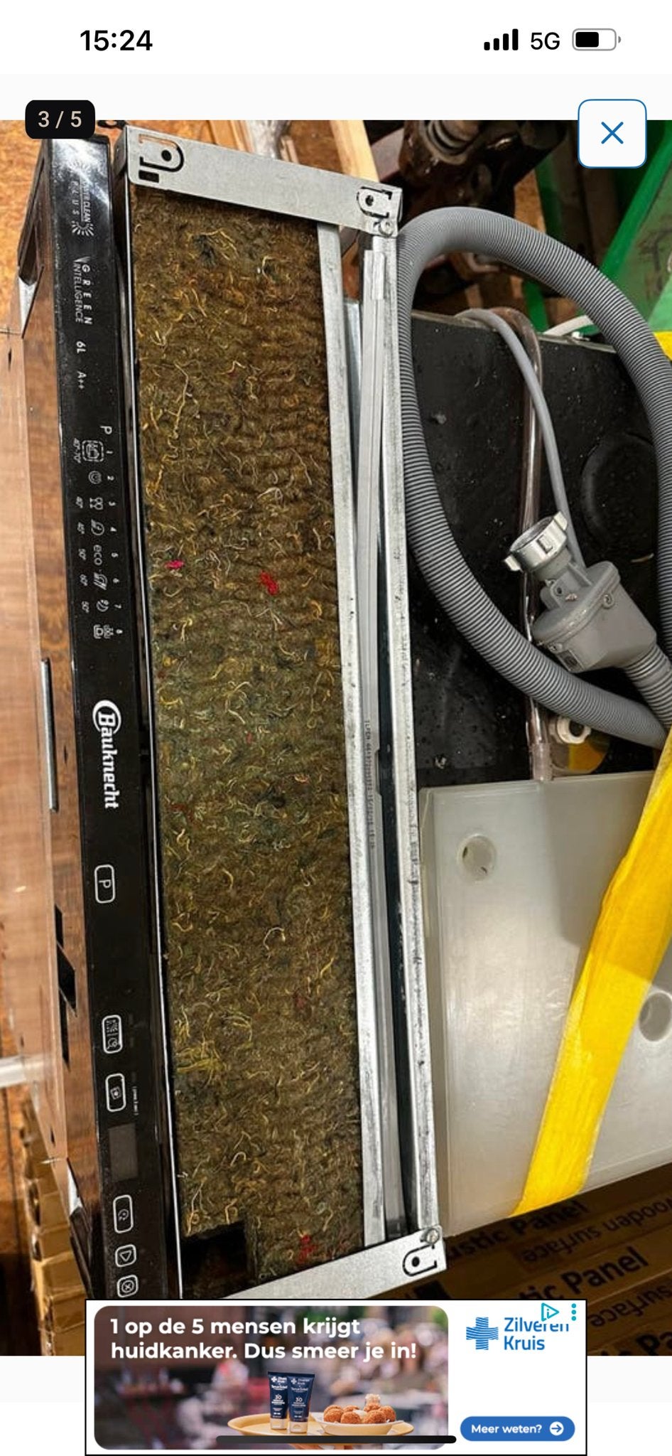 Bauknecht Inbouw Vaatwasser - Zo goed als nieuw, Ophalen, 60 cm of meer, Eco programma, Zo goed als nieuw